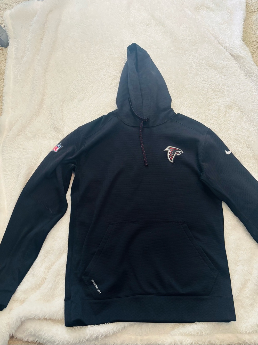 NFL Black Atlanta Falcons Pullover Hoodie